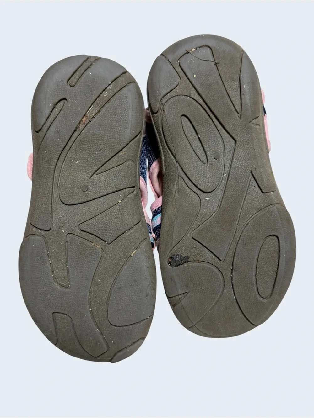 Kids Size 10 Navy and Pink Closed-Toe Sandals